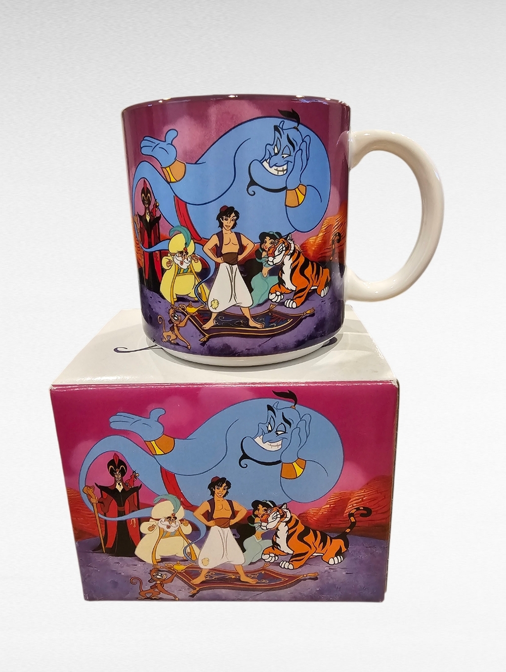 Vintage Disney Aladdin Mug with Box 12oz